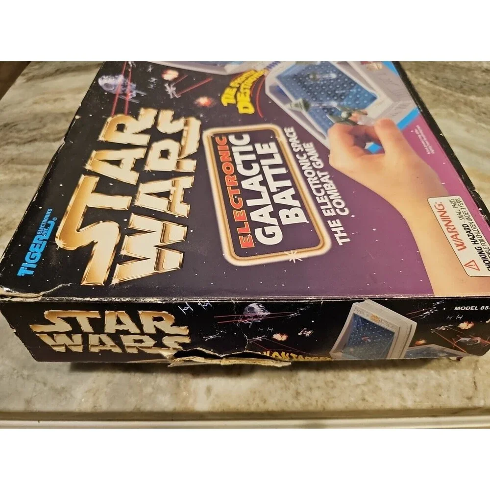 Vintage Star Wars Electronic Talking Galactic Battle Space Game Tiger Battleship